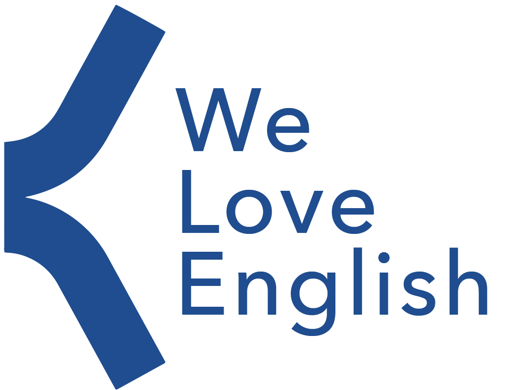 We Love English site logo